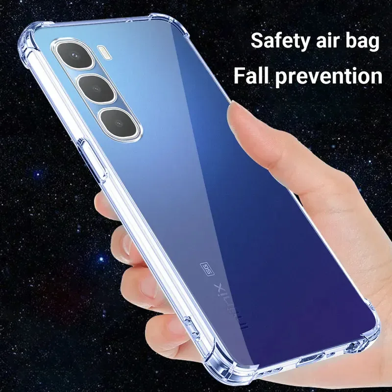 Soft Silicone Airbag Transparent Phone Case