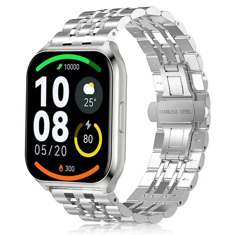 

Металлический ремешок для часов Haylou Watch 2 Pro, браслет из нержавеющей стали для часов HAYLOU S8/R8, подходит для браслетов Haylou Solar Plus RT3 GST Lite