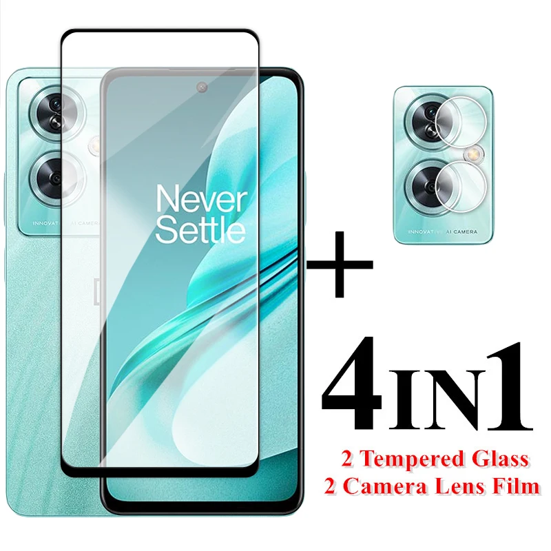 For OnePlus Nord N30 SE Screen Protector 6.72 inch Full Cover Glass For OnePlus Nord N30 SE Tempered Glass For Nord N30 SE Film 100d full cover hydrogel film for oneplus 8 pro lite 7 7t pro screen protector on for oneplus nord 6 6t 5 5t soft film not glass