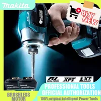 Makita-DTD173 Brushless Electric Screwdriver, Auto Repair Impact Screwdriver, Batch 220N.m Electric Driver Tools, 18V