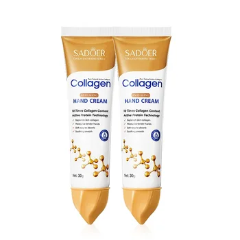 1/2pcs Collagen Hand Cream Hands Skin Friming Moisturizing Brightening