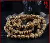 Vintage 108 Bead Buddhism Tibetan Yak Bone Skull Meditation Prayer Mala Necklace 6