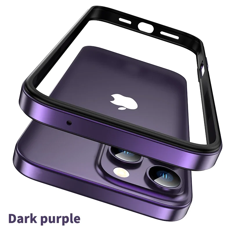 Titanium Shockproof Bumper Case – Solid Color Protection Phone Cover