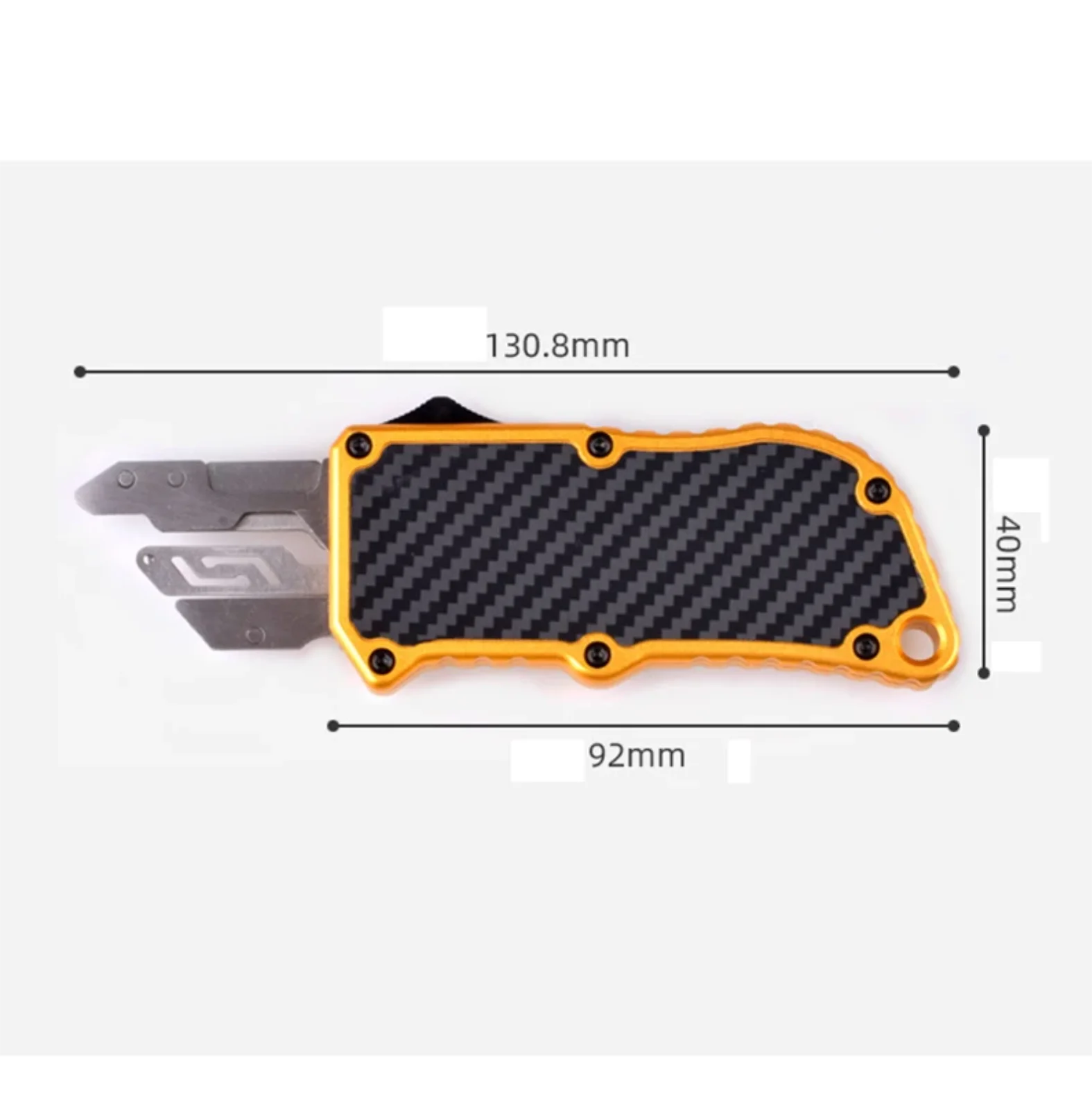 SK5 Klinge Allzweckmesser Austauschbare Klinge Luftfahrt Aluminiumgriff EDC Outdoor Multitool Sicherheit Handwerkzeug Geschenk Fünf Klinge – Detail 9