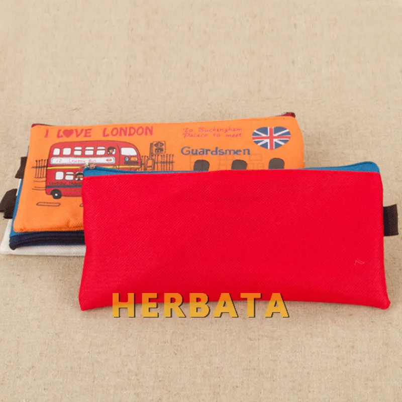 Cute Animal Fabric Pencil Case-Kawaii Pen Bag for Kids School Supplies (Zakka Gift)