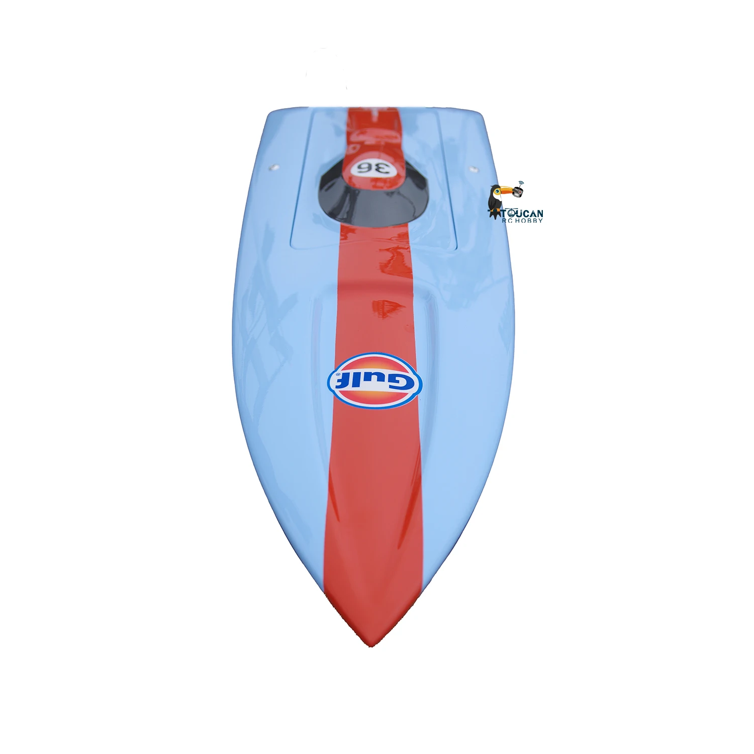 Fiberglass RC Boat Hull for High-Speed Racing Remote Control Toucan DIY Boat E36 KIT Models TH22655 4