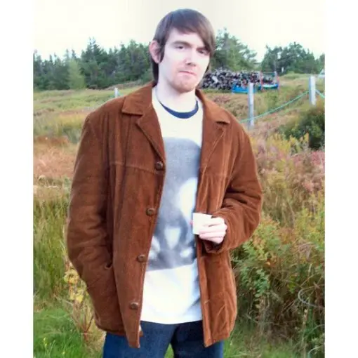 

MeiMei Homemade Jason Lee Mallrats Brown Corduroy Jacket Suitable For Autumn And Winter