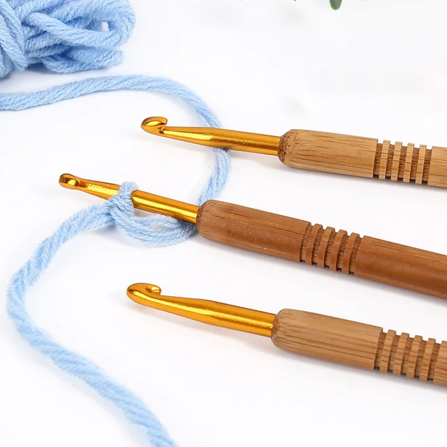 Bamboo Crochet Hook Set 3