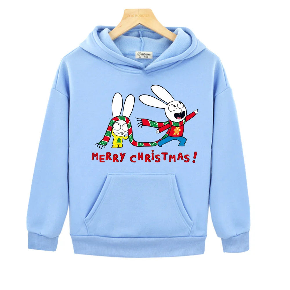 Simon Merry Christmas Baby Cartoon Printin Hoodies 2026 new Super ...