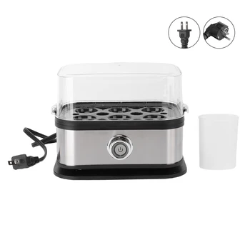 Rapid Egg Cooker 6 Egg Capacity Stainless Steel Smart Boiled Egg Maker Machine for Home Dorm Office 1
