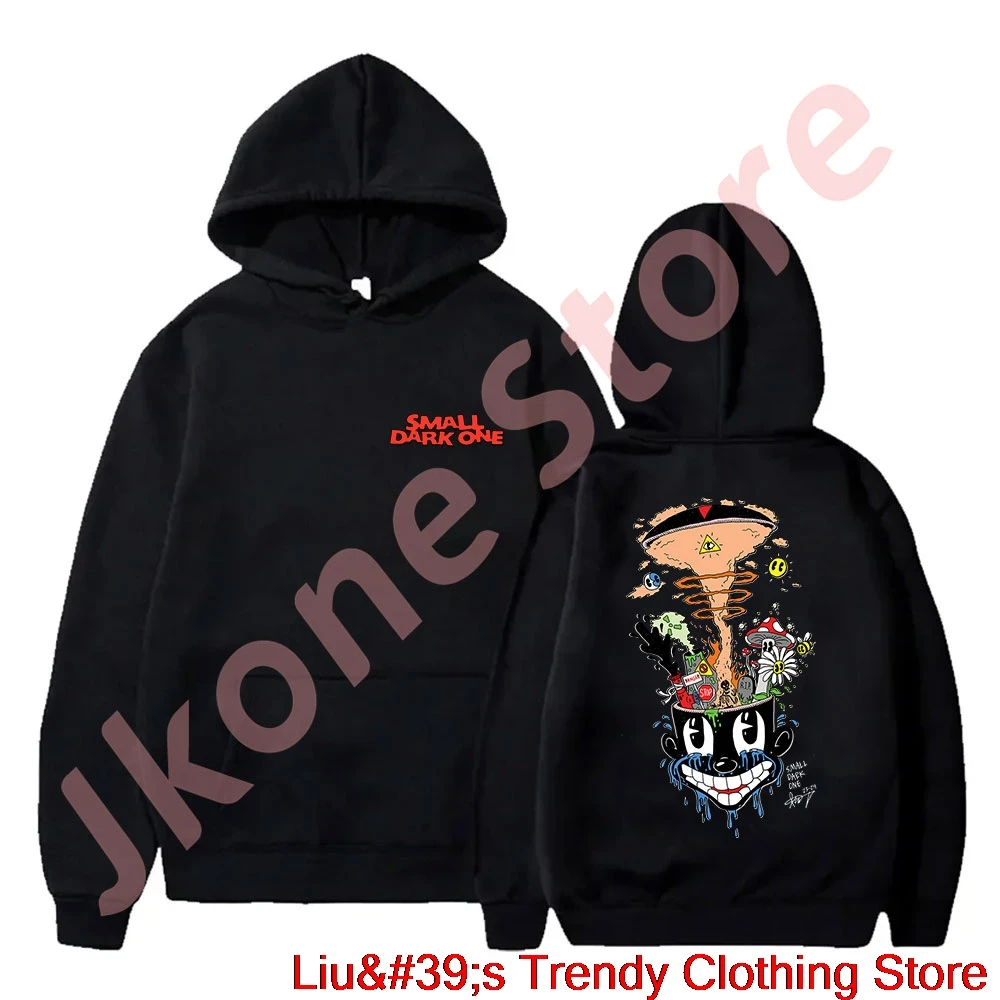 

Lil Darkie Thinker Hoodies Small Dark One Merch Streetwear Unisex Fashion Casual Long Sleeve Pullovers