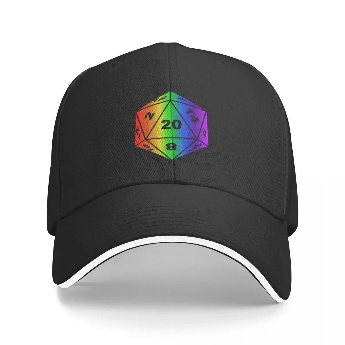 

Rainbow D20 Baseball Cap Hat Luxury Brand Sun Hat For Children Caps Male Women's