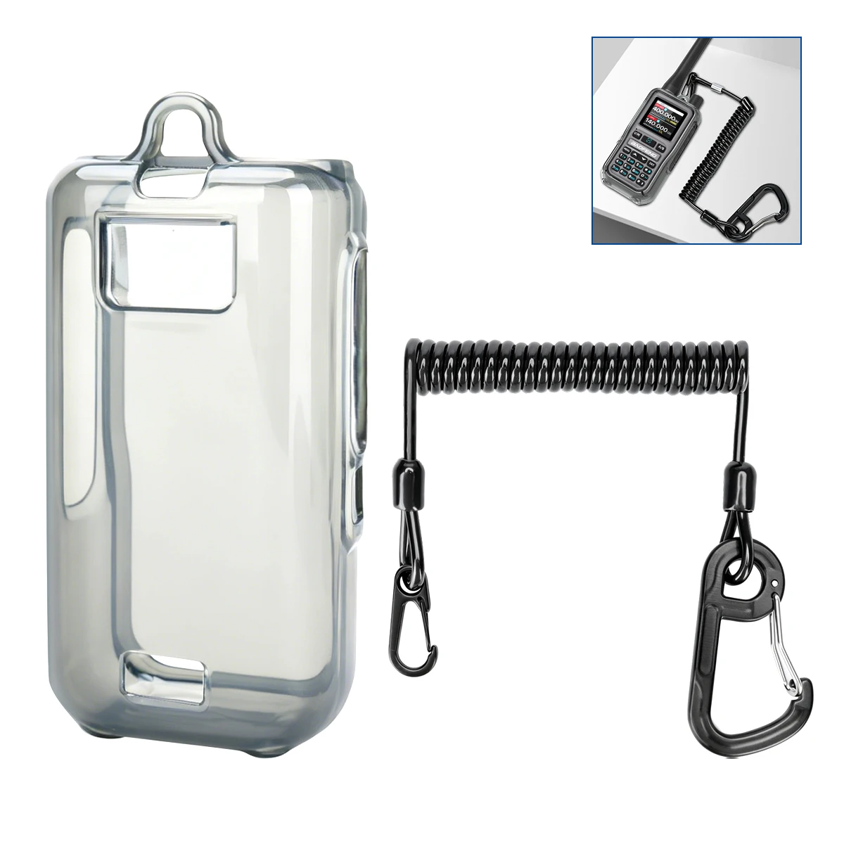  slider image of ABBREE Transparent Walkie Talkie