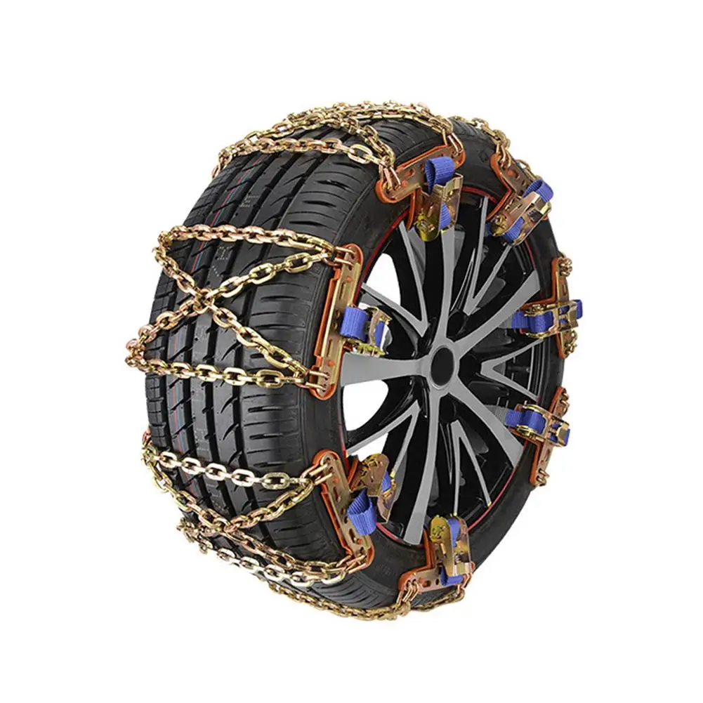 1pcs Car Tire Anti-skid Chain Chain Sedan Suv Universal Off-road Vehicle No Need For Jack During Winter Driving Anti D8i3
