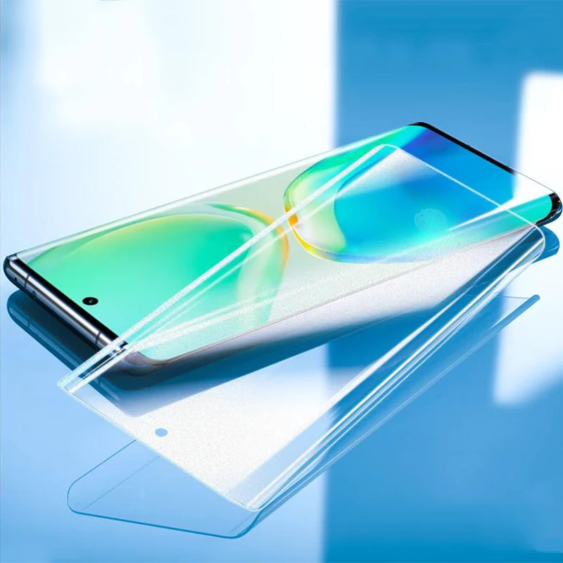 Per Vivo V25 V27 Pro Uv Liquid Clear Proteggi Schermo In Vetro Temperato Per Vivo V25Pro V27Pro Hd Full Glue Pellicola Protettiva Anteriore