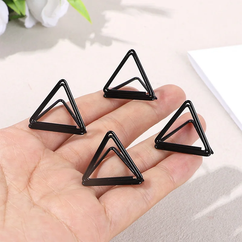 10–30 Stück dreieckige Tischkartenhalter für Hochzeit, Jahrestag, Tischdekoration, Nummernkartenständer, Clip, Geburtstagsparty-Zubehör – Detail 7