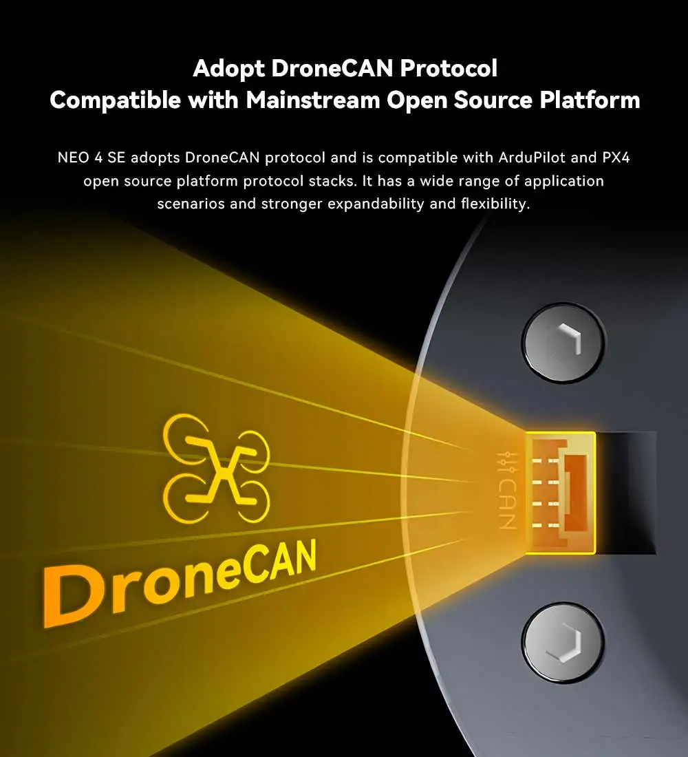 S3cdd853492a848a39578ce224cd26eb8Y CUAV NEO 4 SE GPS Module U BLOX M10 STM32H5 GNSS For Drone Surveying