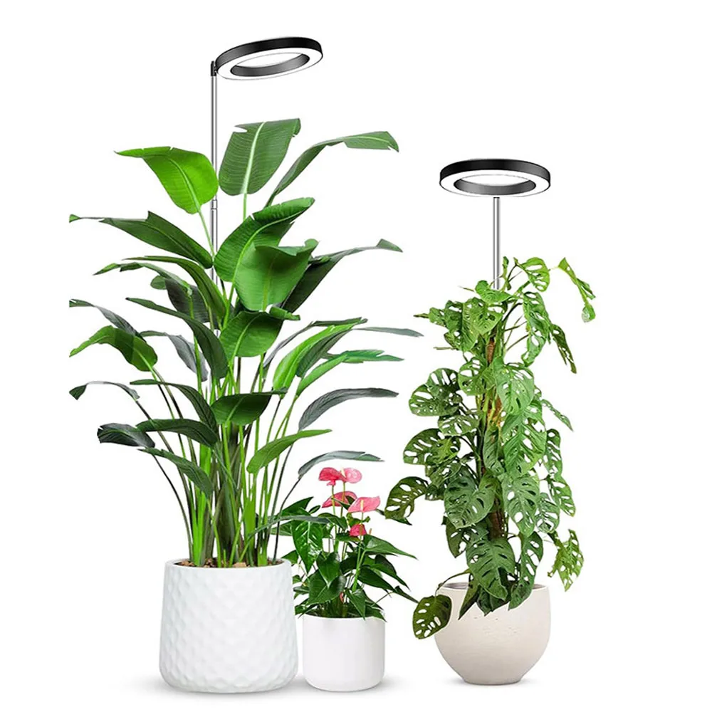 165cm Height Adjustable LED Ring Grow Lights Indoor Plants Full Spectrum Large Plant Light For Indoor Plants USB Growing Lamp led grow light