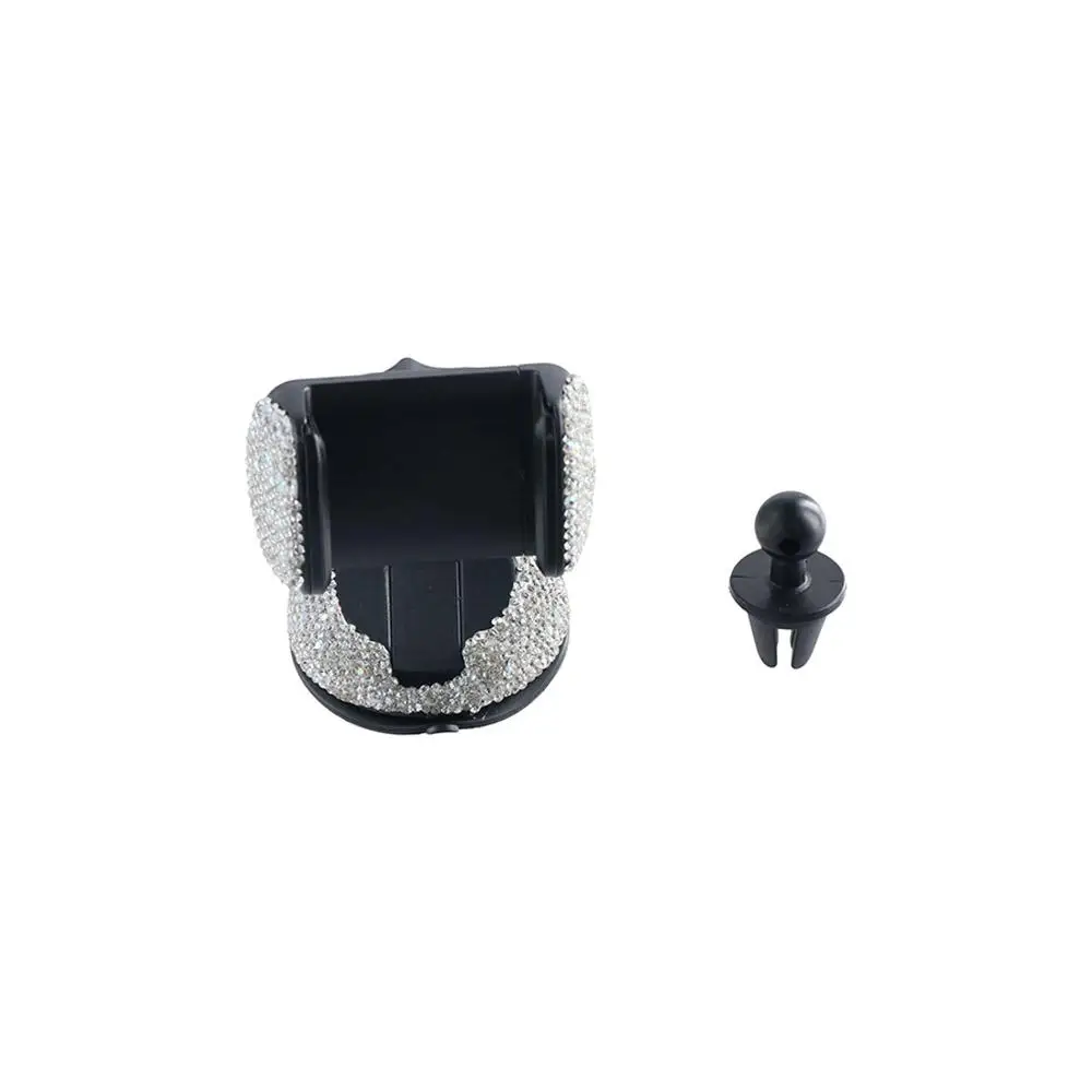 Air Vent Clip Windshield Phone Holder Bling Crystal Phone Holder Dashboard Mounts Crystal Phone Holder Crystal - detail 3