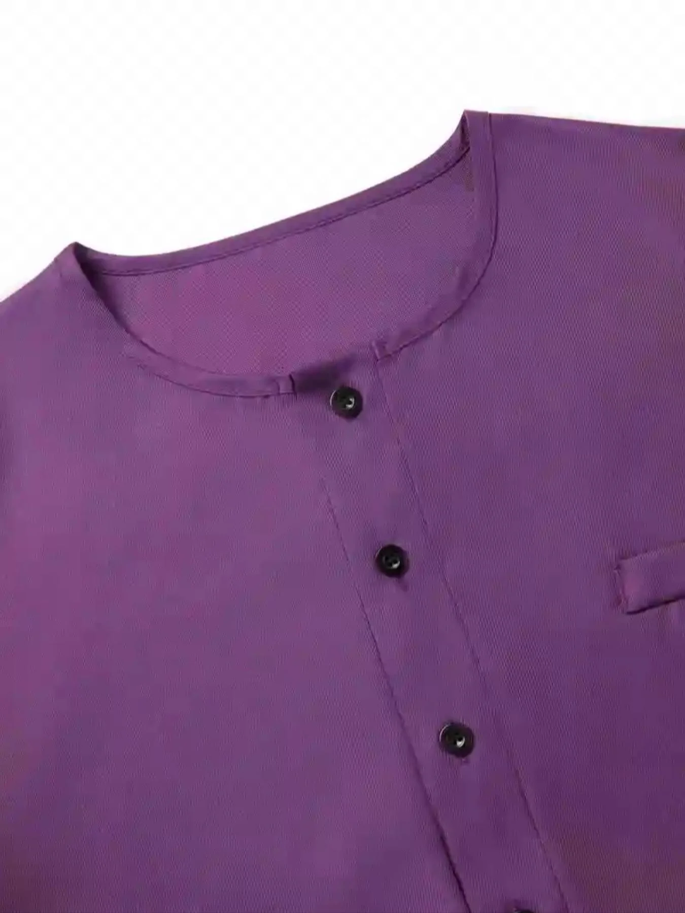 Dashiki New Lslamic Moroccan Muslim Business Casual African Purple 100% Authentic High Quality Original Live Shot Men's Suit 6