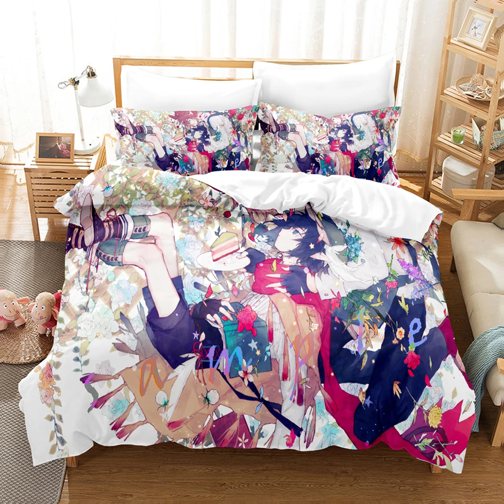 

3D The AOTU Shijie Bedding Sets Duvet Cover Set With Pillowcase Twin Full Queen King Bedclothes Bed Linen