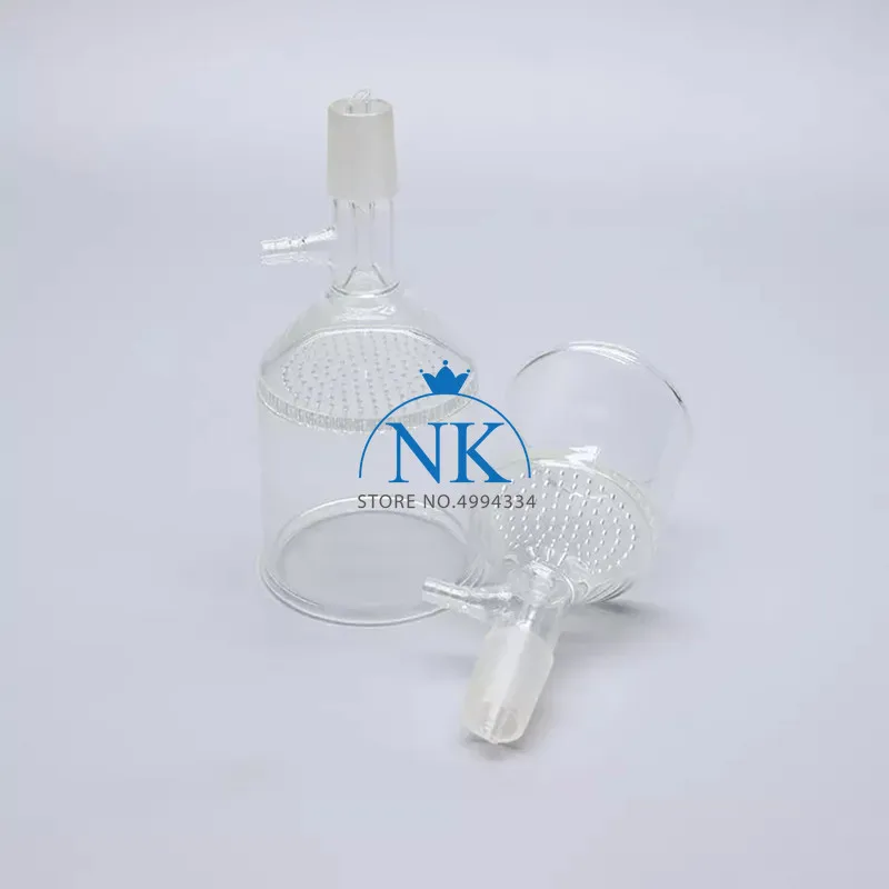 1PCS 35ml/60ml/100ml/150ml/250ml/500ml/1000ml Glass 24# Suction Filter Funnel with Glass Hole Filter Plate Science Lab Tools Lab Glass Supplies Lab Separatory Funnel