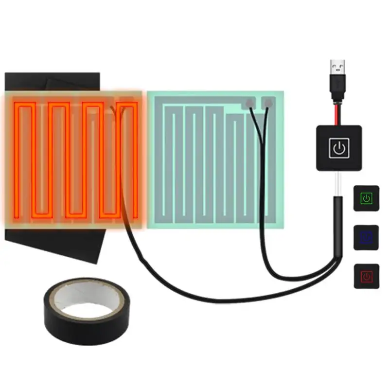 

Мотоциклетные ручки с подогревом, 3 режима, USB-разъем, 2 мм, регулируемая ручка для скутера, мопеда