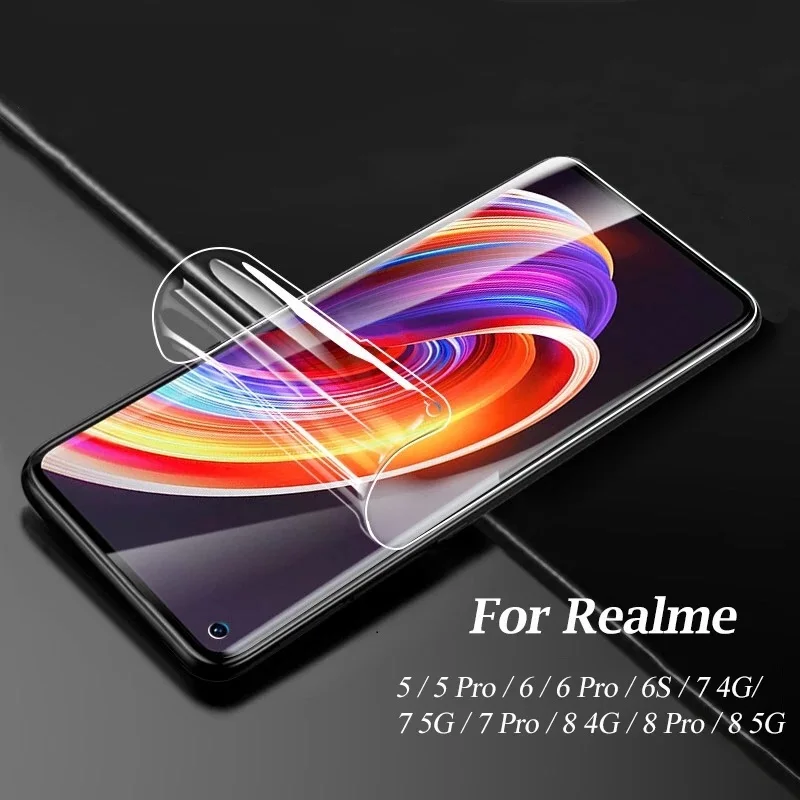 

Hydrogel Film For Realme 6 7 8 Pro 6i 7i 8i 9i 9 10 Pro Film Screen Protector For Realme GT Neo 2 Protective Film