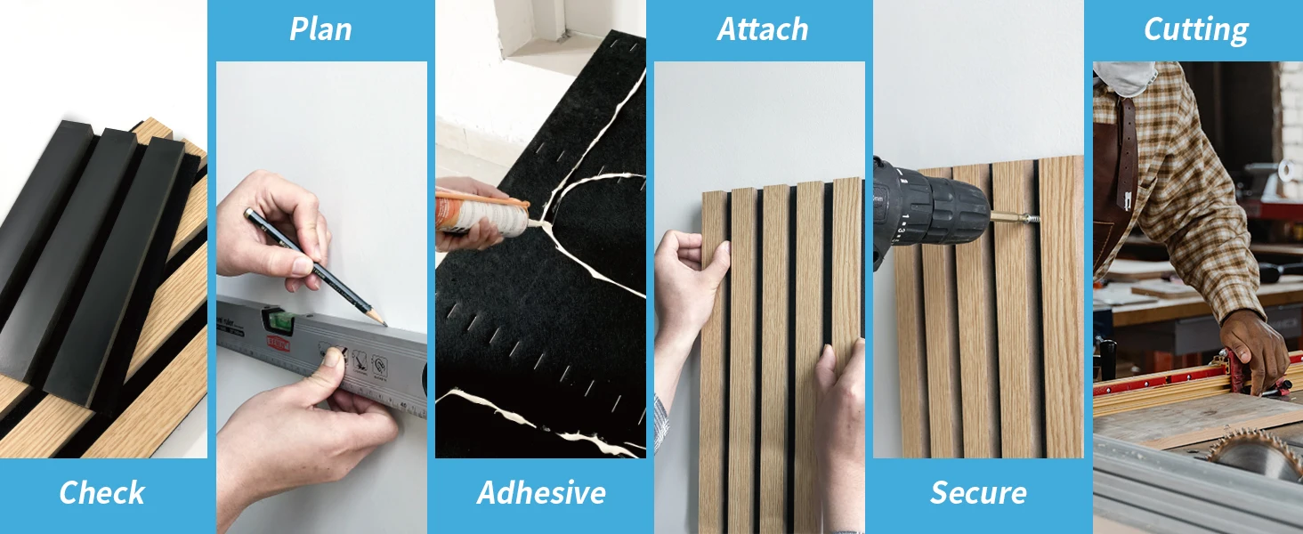 art3d acoustic panels wood slat