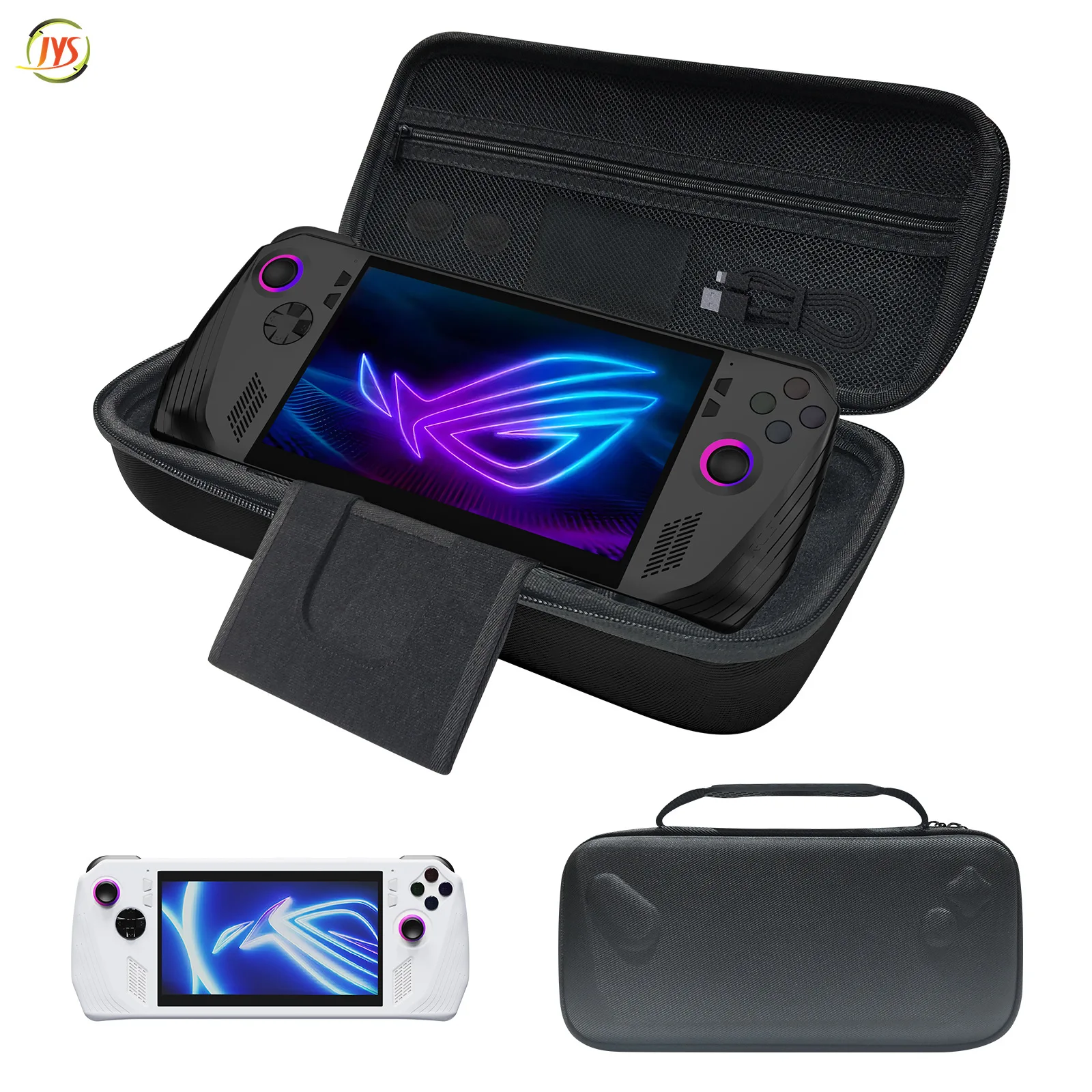 JYS-RAX011 for ROG Ally X Storage Bag Compitable Gaming Handheld EVA anti fall scratch portable Hard Case for Travel and Storage