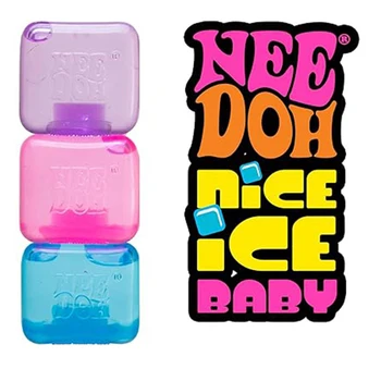 Schylling Needoh Nice Cube Sensory Fidget Cube Stress Relief Squishy Cube Anti-Anxiety Squeeze Object For Focus ADHD Population 1