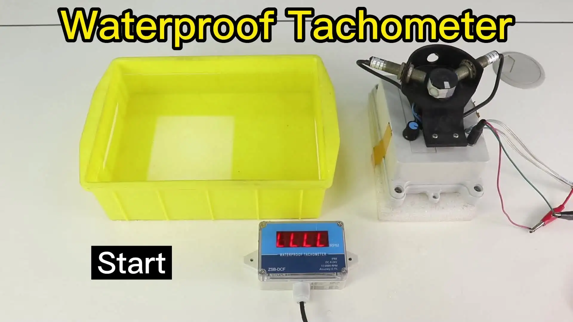 Motor Toerenteller Snelheidsmeter Sensor IP68 Waterdicht LED Digitaal Display Dc 8v24v Motor Toerenteller Snelheidsmeter Sensor IP68 Waterdicht LED Digitaal Display Dc 8v24v