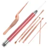7Pc LED Ear Cleaner Curette Earwax Removal Set for Ear without 3