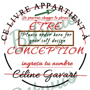 Tampon Ex-libris Phare Personnalisé, Ex-libris Bord De Mer, Original