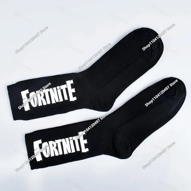 FORTNITE Sports Socks Summer Black White Breathable Low Cut Socks No Show Cotton Soft Athletic Casual Short Socks 4
