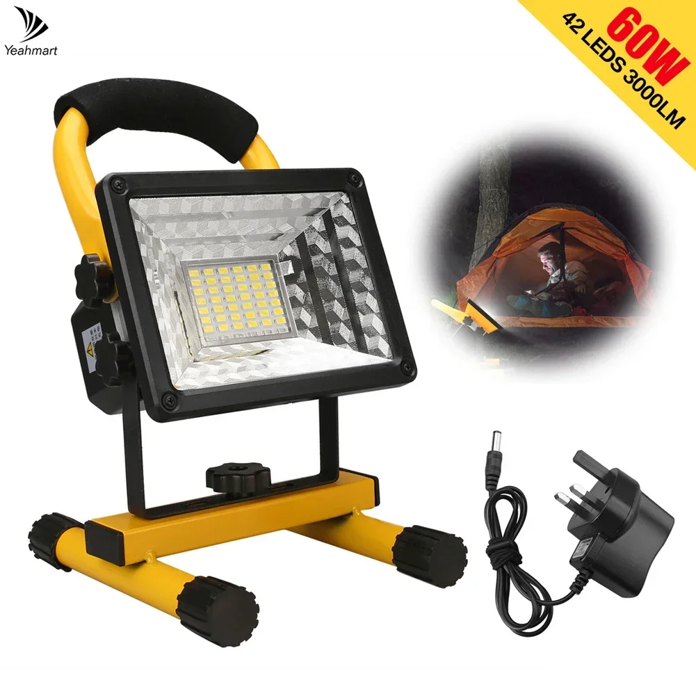 3 Modi Cob Led Draagbare Spotlight Zoeklicht Camping Licht Oplaadbare Handheld Werk Verlichting Met Batterij Waterdichte Lantaarn