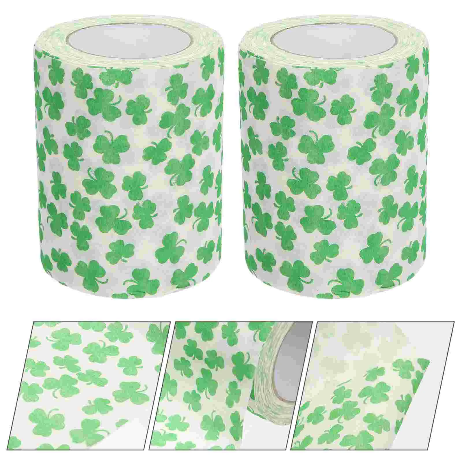 

2 Rolls Napkin Paper Bathroom Green Napkins Prints Roll Paper Bathroom Napkins