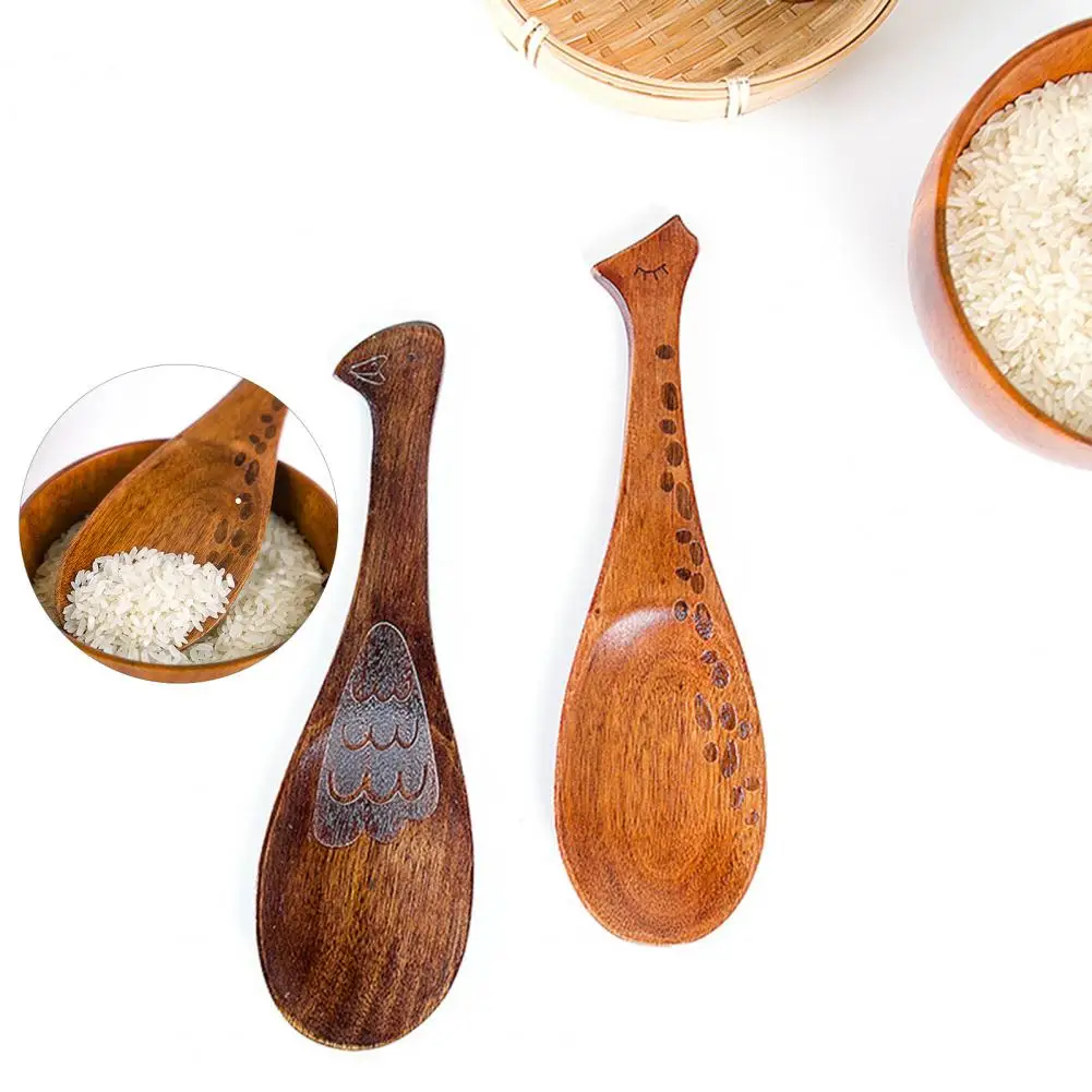 Rice Spoon Non-stick Heat-Resistant Rice Scoop Food Grade Creative Shape Shovel Reusable Cartoon Paddle Spatula