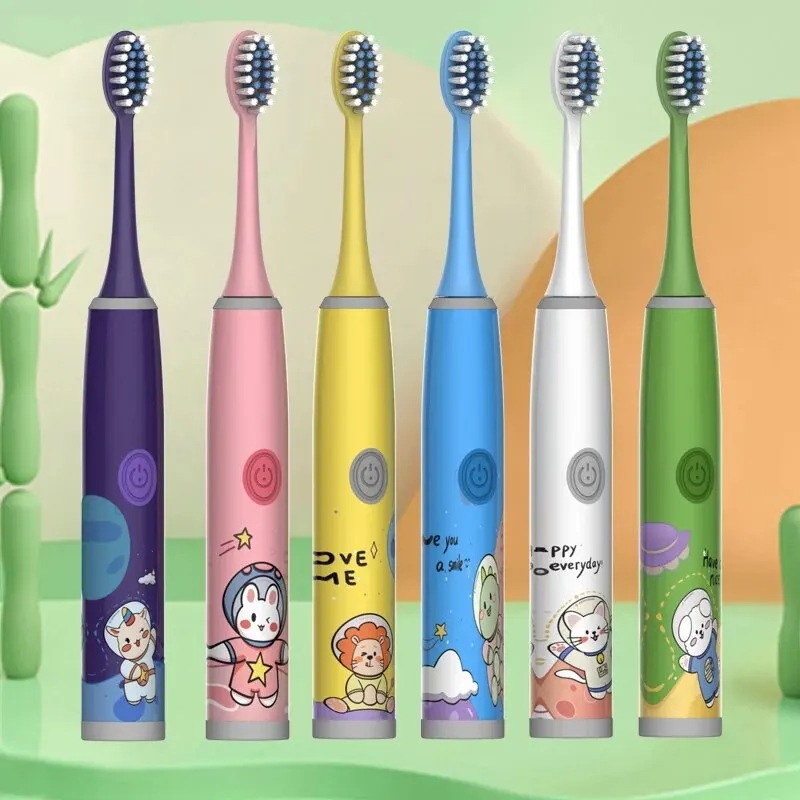 Children's Electric Toothbrush for 3-15 Years Old Soft Bristled kids electric toothbrush