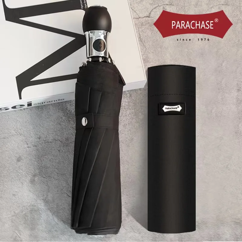 Parachase Big Umbrella for Men Windproof Strong 10 Ribs Automatic Umbrellas Luxury Designer Outdoor Golf Umbrella Corporation