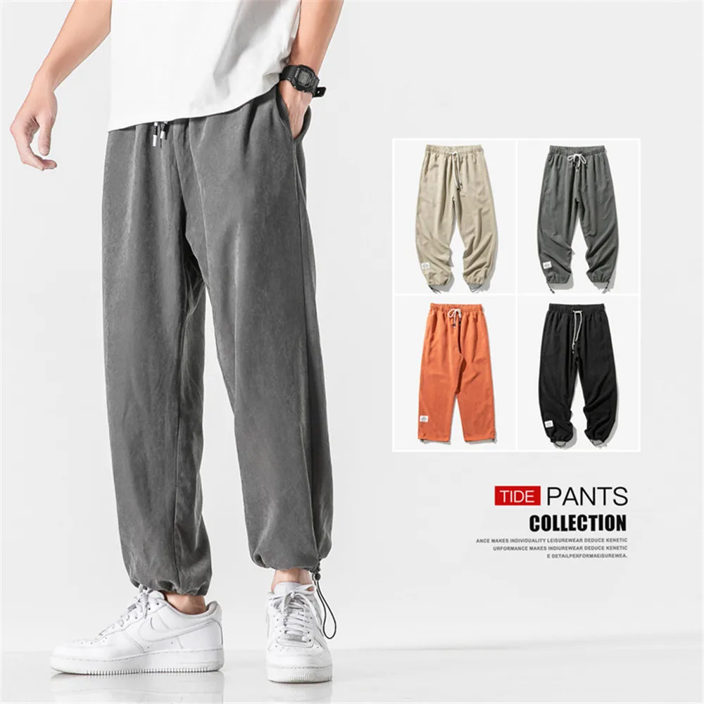 

Harem Jogger Pants Men Cotton Linen Sweatpants Trousers Men Casual Lightweight Spring Summer Men Joggers Men Streetwear