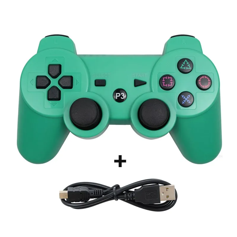 Support Bluetooth Wireless Gamepad For PS3 Console For USB PC For Sony Playstation 3 Controller Joystick Game Accessories 