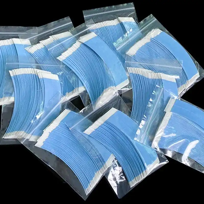 36Pcs Hair Extension Tape Double Adhesive Waterproof For Toupee Lace Wigs Film C Shap