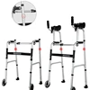 Foldable Elderly Walking Aid  NonSlip FourLegged Base Walker Cane Portable Adjustable Senior Support Lightweight Mobility Device 2