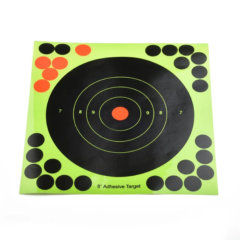 50pcs Target Practice Reactive Glow Shoting Rifle Florescent Papers 111111111111111111111111111111111111111111111111111111111111