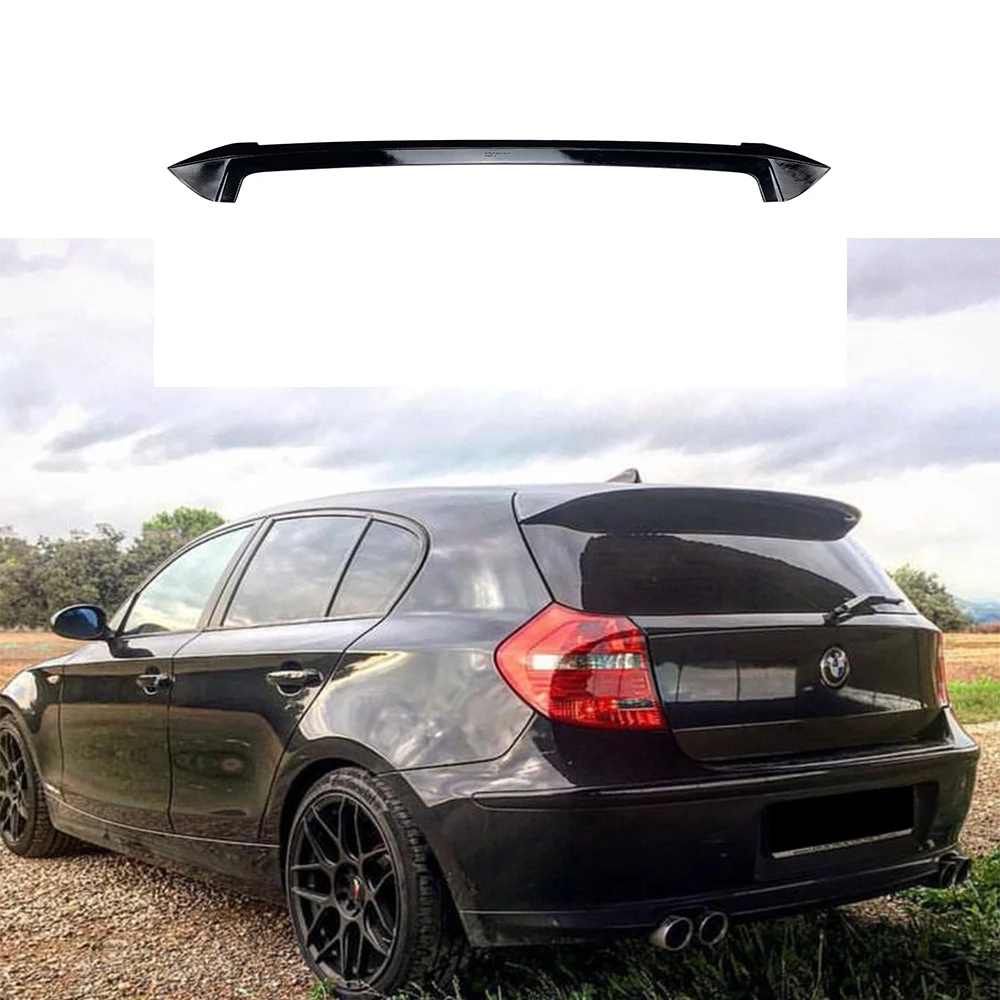 Car Roof Spoiler Rear Trunk Spoiler Rear Wing ABS Body Kits Tuning For BMW 1 Series Hatchback E81 E87 120i 118i 116i 2004-2011 car rear wing spoiler car roof spoiler