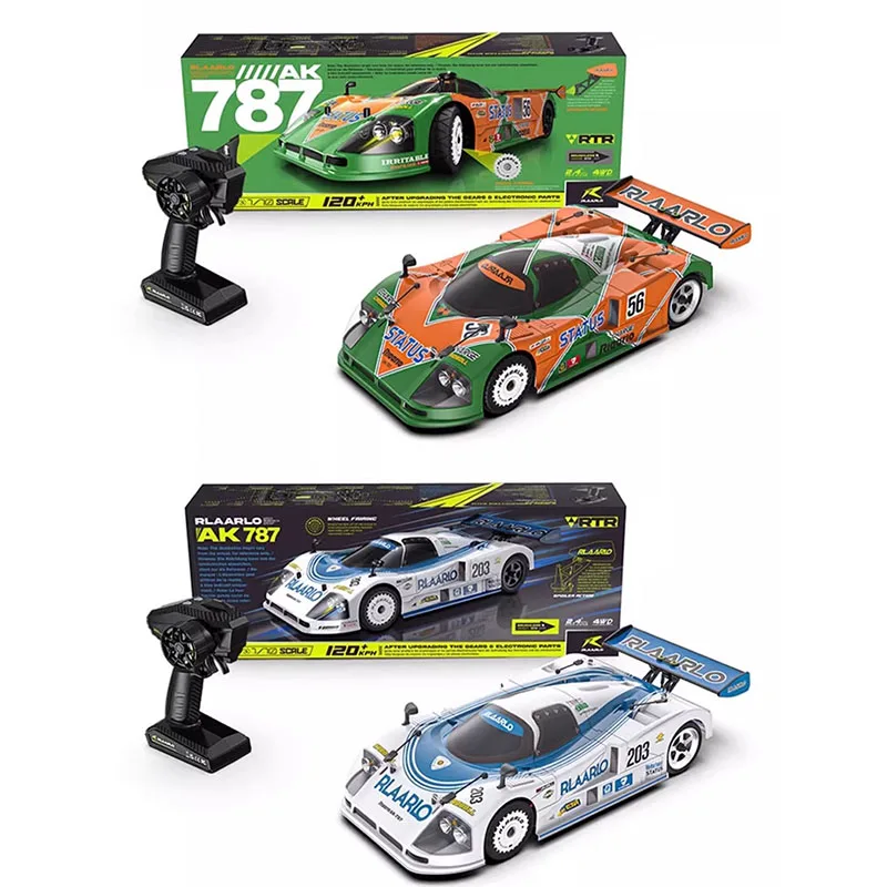 1: 10 RC Remote-controlled Car AK-787 Flat Running Electric Brushless Motor Professional Top Speed Racing Simulation Model 6