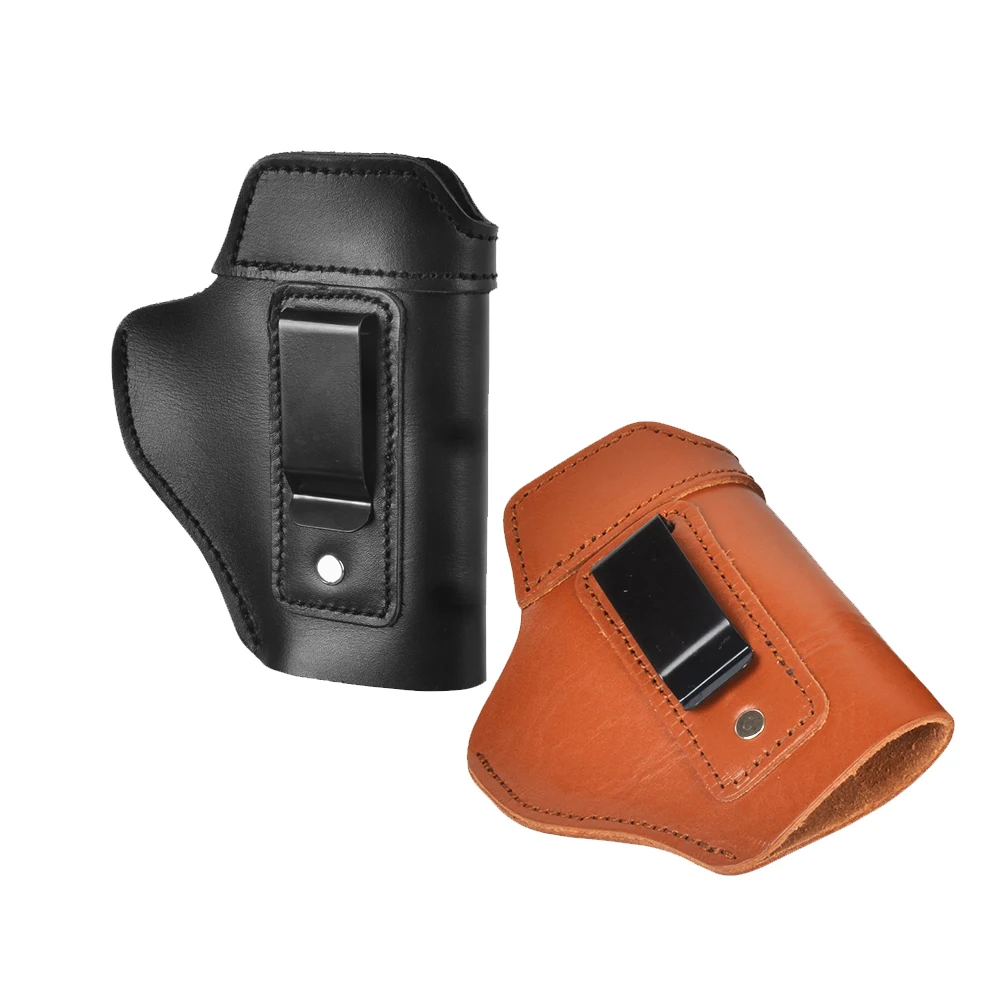 Tactical Leather Holster Right Hand Concealed Carry Airsoft IWB Gun