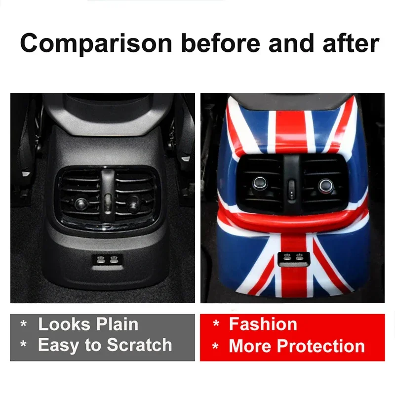 فتحة هواء خلفية للسيارة من الاتحاد ، غطاء منفذ التهوية ، ملحقات F60 ، تستخدم مع ميني كوبر S ، JCW ، Countryman ، F60 ،