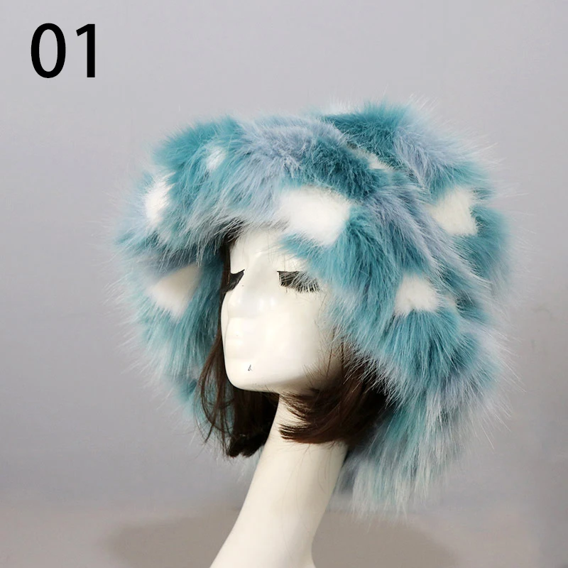 

2023 Dome Cap Beanies Fisherman Caps Plush Hats Women Warm Thick Plush Winter Hat Lady Luxury Fashion Party Panama
